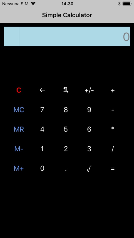 Simple Calculator (iOS) 由: Salvatore Montoro
