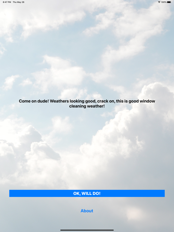Screenshot #6 pour Window Cleaner Weather App