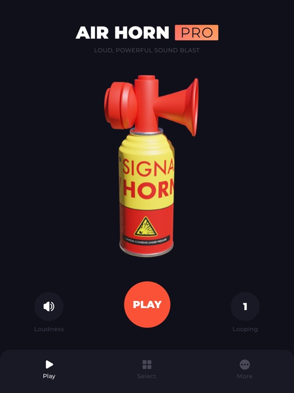 Air Horn Sound - Pocket Horn iPad screenshot 6 - Entertainment app