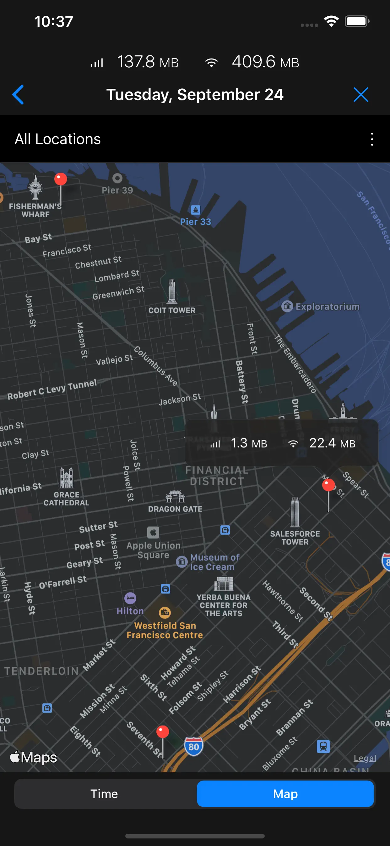 #6. DataMan - Data Usage Widget (iOS) Oleh: Johnny Ixe