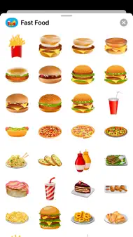 Fast Food Mc Burger Stickers iphone bilder 0