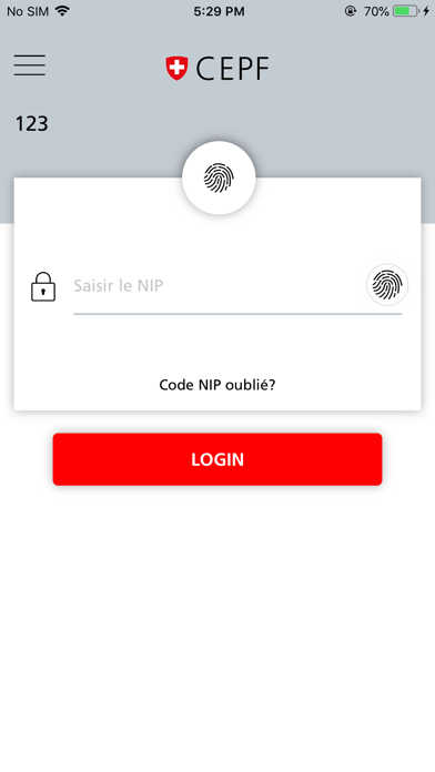 Screenshot #1 pour CEPF-Login-App