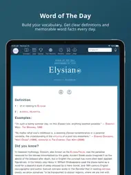 Merriam-Webster Dictionary ipad bilder 2