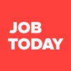 JOB TODAY: Search and hire icon
