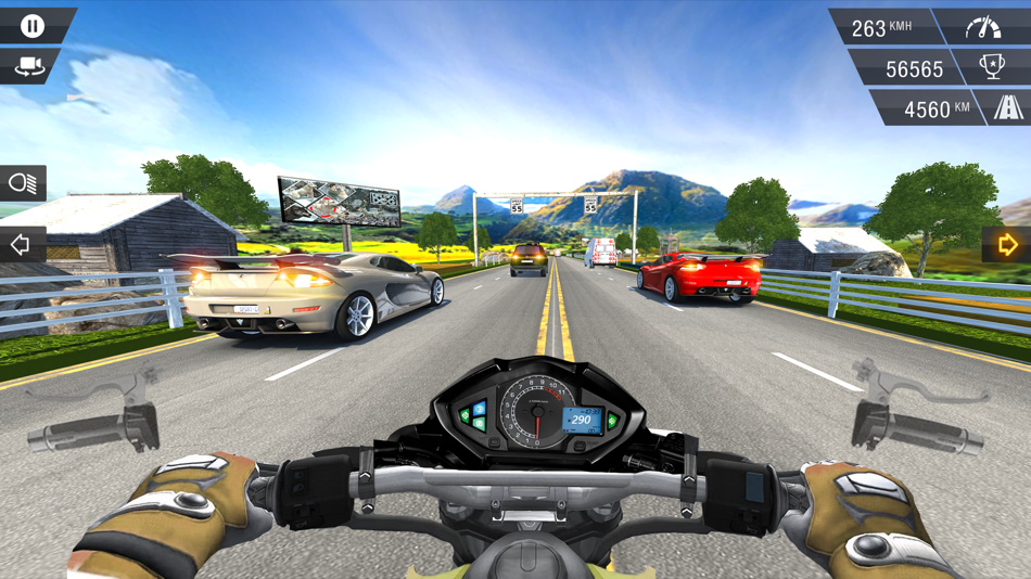 #5. Racing In Moto (iOS) Bởi: Jamshaid Ali