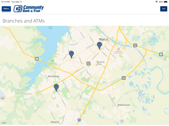 CBTWaco - Mobile Community iPad screenshot 5 - Finance app