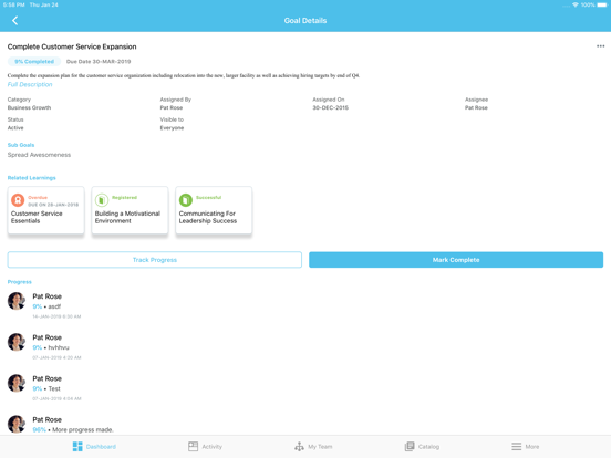 Cornerstone Saba-VEMS iPad screenshot 6 - Business app