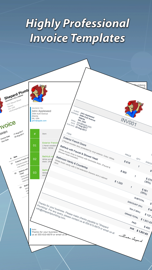 #3. Invoice & Estimate Maker (iOS) 由: SVG Apps