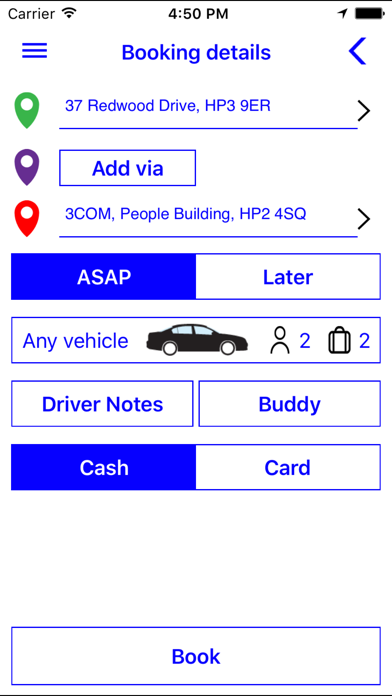 Choice Taxis Hemel Hempstead Screenshot