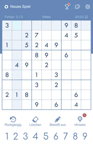 Screenshot von Sudoku - Klassisches Sudoku auf dem iPhone 7