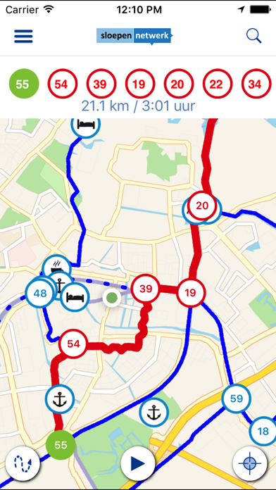 Sloepennetwerk Screenshot