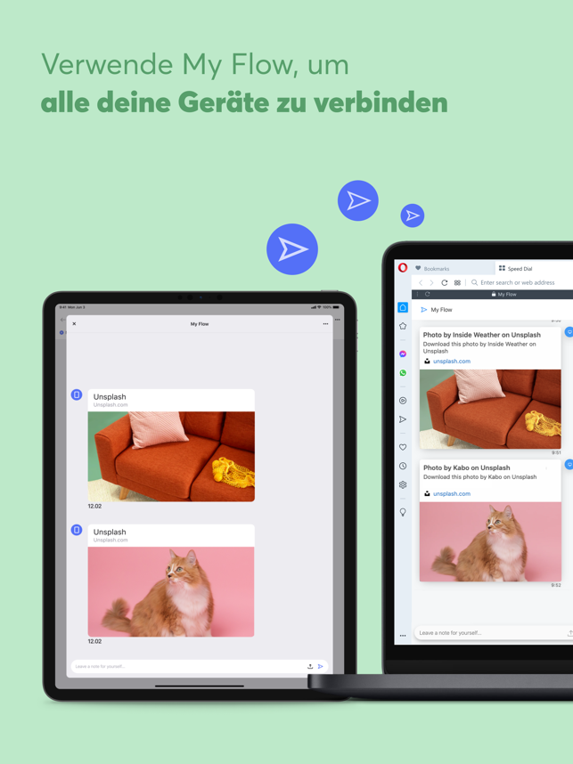 ‎Opera-Browser und VPN Screenshot