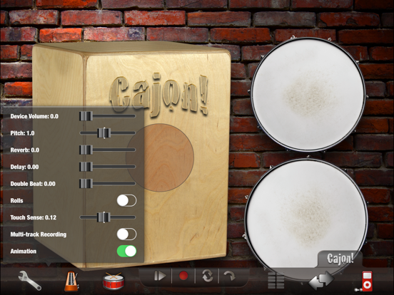 Cajon! iPad screenshot 4 - Music app