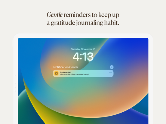 5 Minute Journal: Self-Care iPad app afbeelding 9