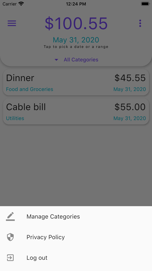 #6. Daily Expense Tracker (iOS) 由: Wayne Johnson