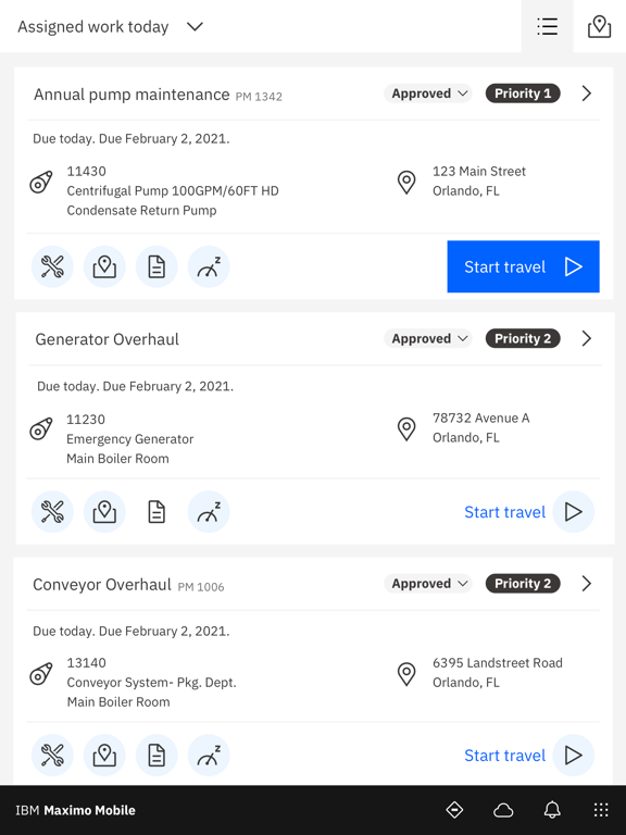 Screenshot #4 pour IBM Maximo Mobile