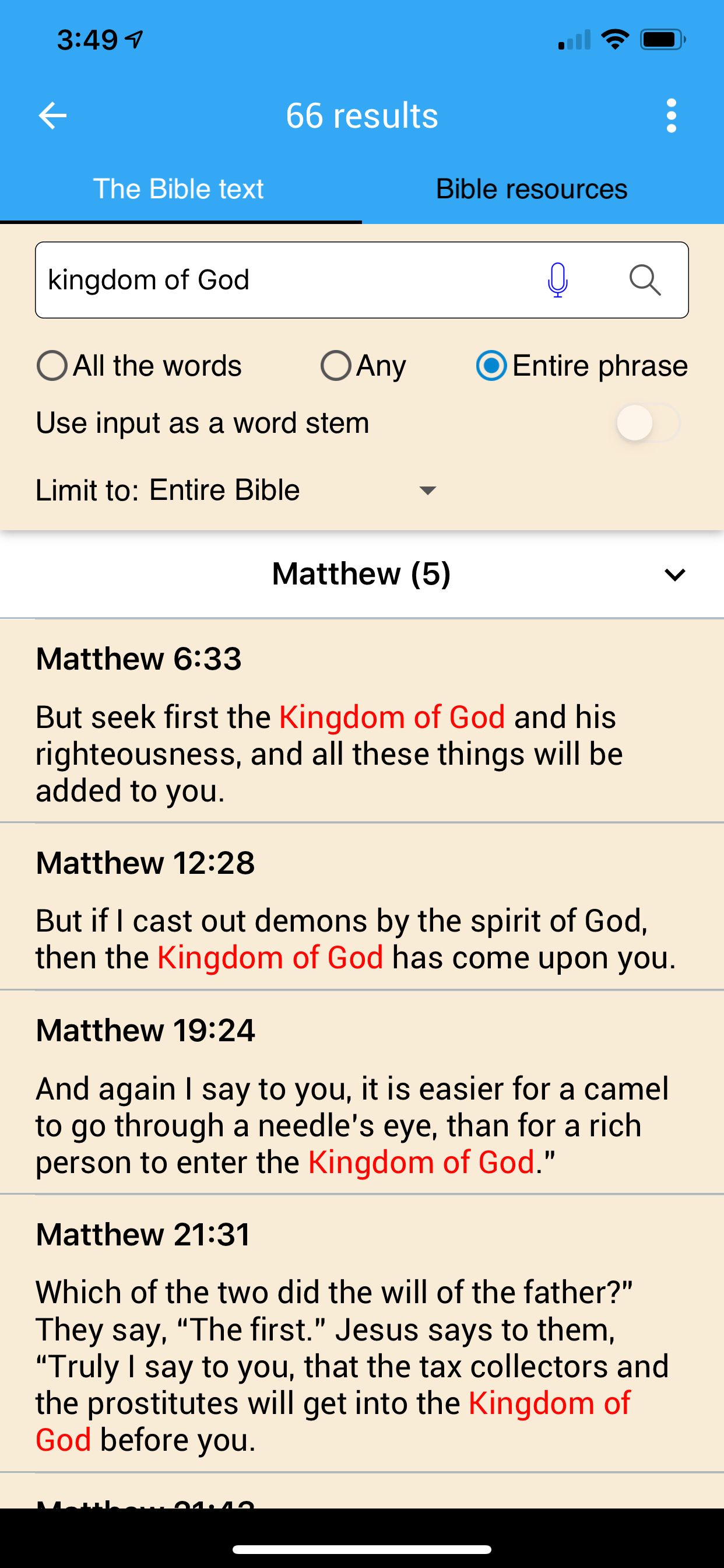 inWORD Bible