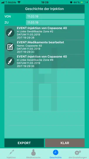 Screenshot von Medikamenten-Wecker & Tracker auf dem iPhone 7