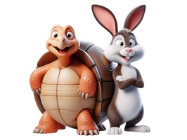 Tortoise and Hare Stickers