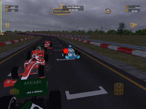 Kart VS Formula Car Race iPad screenshot