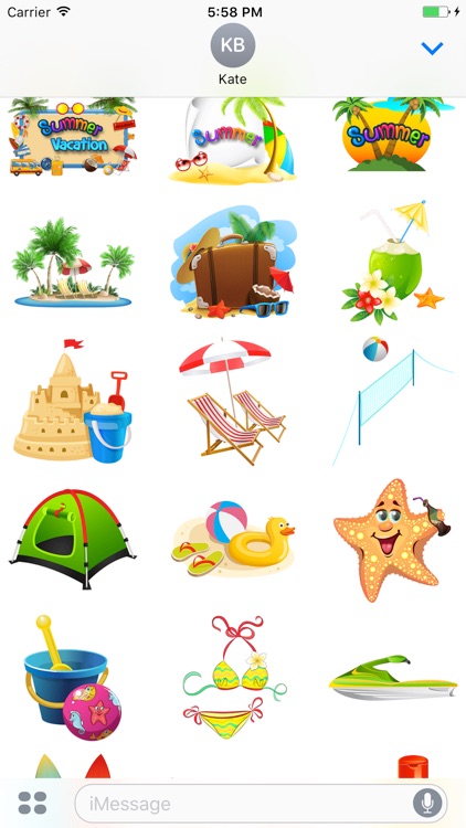 Summer Vacation Emoji