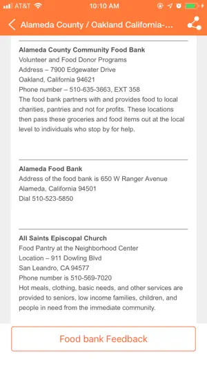 Food Banks Directory - USA screenshot 4