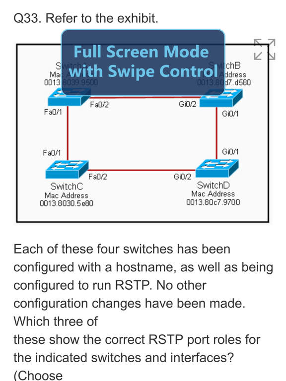 CCNA 200-301 Exam Prep iPad screenshot