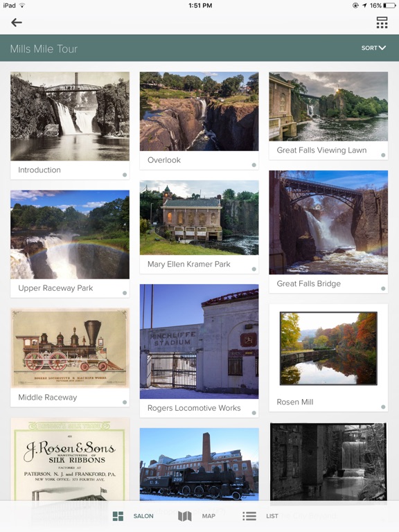 Mill Mile-Paterson Great Falls iPad screenshot 2 - Travel app
