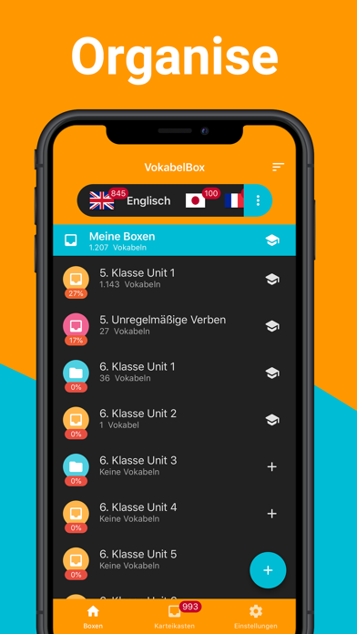 VokabelBox - Full version Screenshot