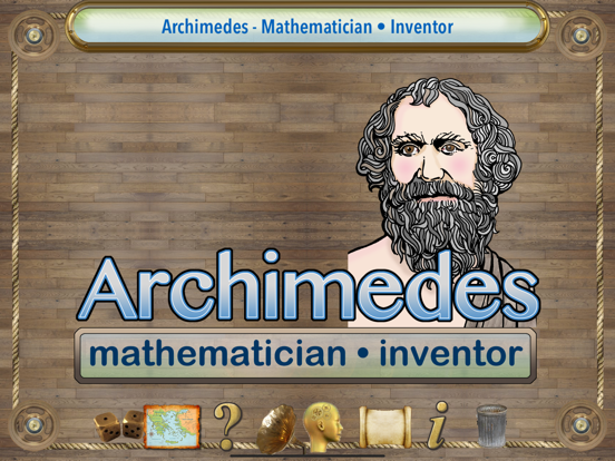 Great Thinkers: Archimedes app screenshot