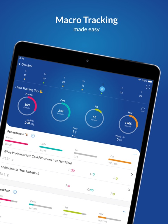 MacrosFirst - Macro Tracker