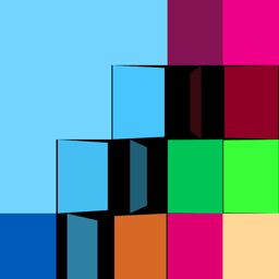 Color Reveal Silhouette Puzzle