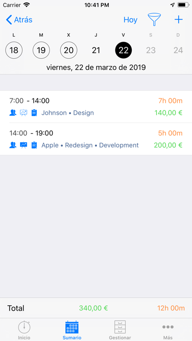 atWork · Control de horas screenshot 6