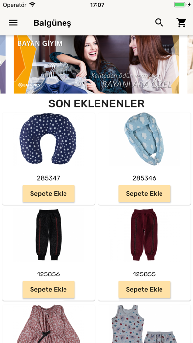 Screenshot #1 pour Balgüneş Tekstil