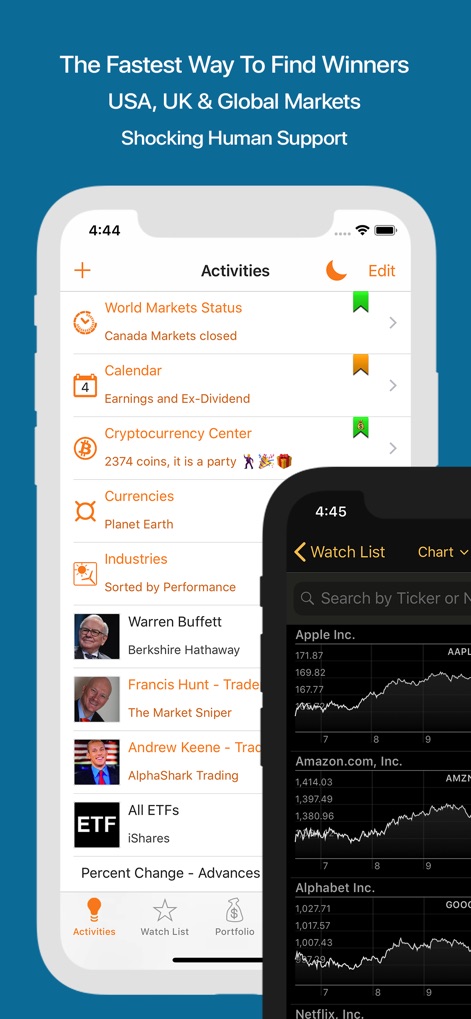 Stocks Live+ Best Stock Market - Finance App | MWM