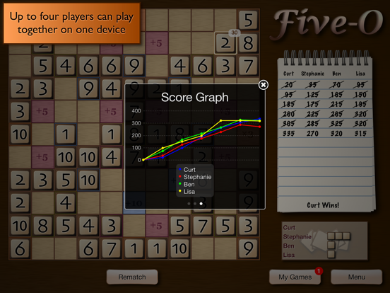 Five-O Deluxe iPad app afbeelding 4