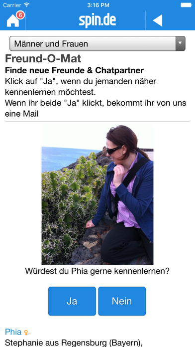 Screenshot #3 pour spin.de - Chat Community