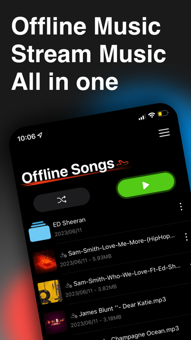 PoseMusic-Offline Music Player Screenshot