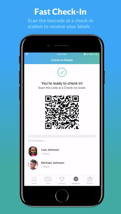 Church Center App Screenshot
