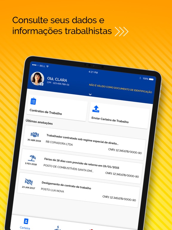 Screenshot #6 pour Carteira de Trabalho Digital