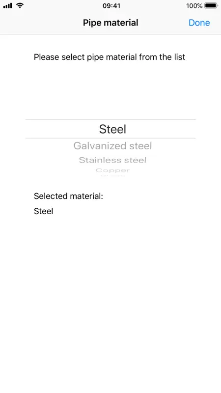 Natural Gas Pipe Size screenshot 3 of 4