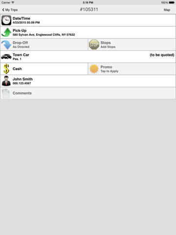 Screenshot #6 pour NYC Star Car and Limo