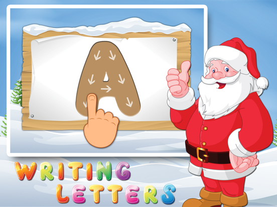 Letters with Santa for Kids SE iPad screenshot