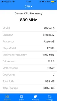 CPU X iphone bilder 1