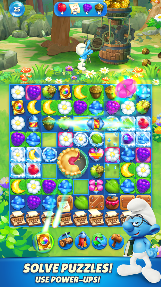 #7. Smurfs Magic Match (iOS) โดย: Garden City Games