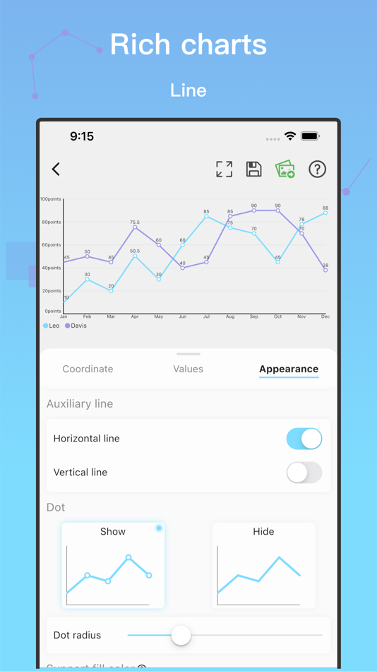 #10. Fast Chart - Dashboards maker (macOS) 由: 朝勇 陈