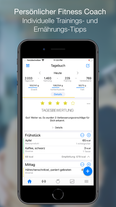 Screenshot #1 pour wikifit – Kalorien Zähler Diät