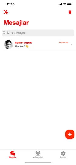 Techous Messenger iPhone Ekran Görüntüsü 1