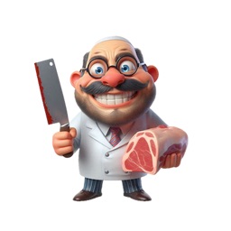 Goofy Butcher Stickers