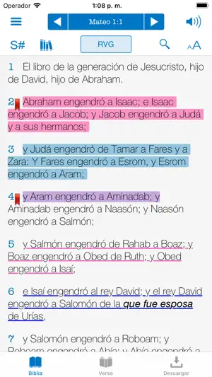 Biblia Reina Valera con Strong screenshot 4